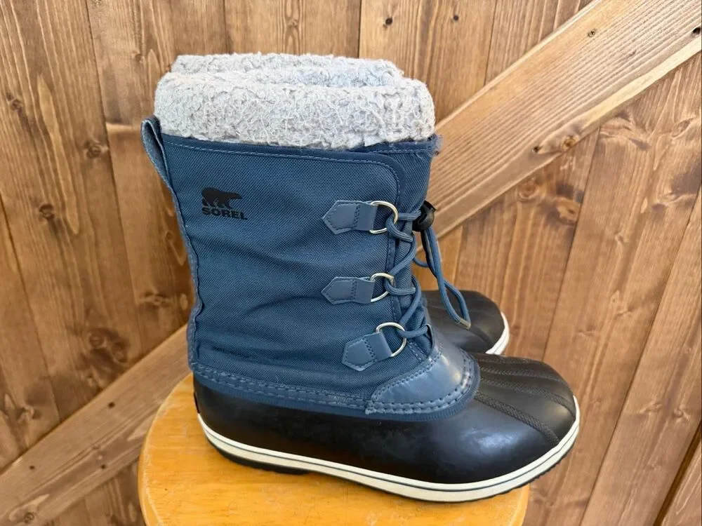 Sorel Women’s Size 7 Blue Insulated Waterproof Winter Snow Boots
